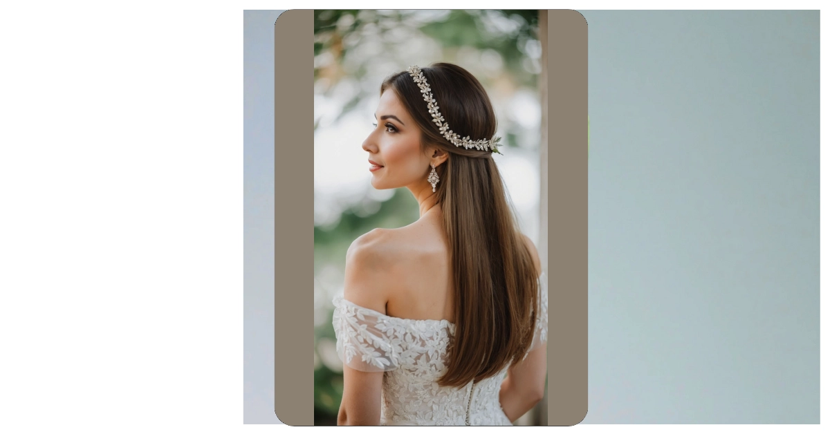 Effortlessly Elegant: 11 Straight Bridal Hairstyles for the Classy Bride