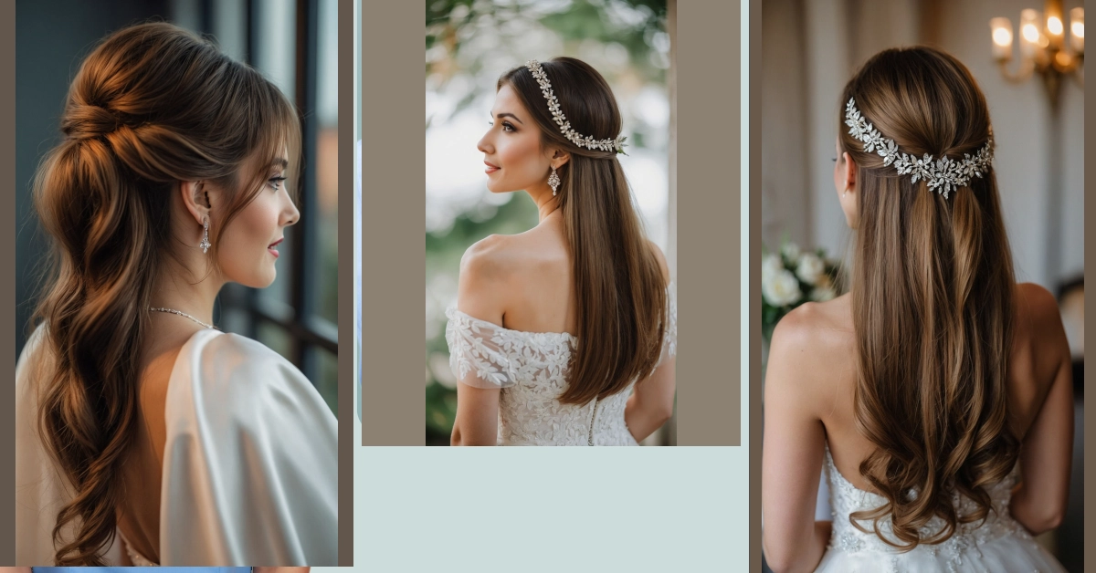 The Magic of Minimalism: 11 Straight Hairstyles for a Classy Bride